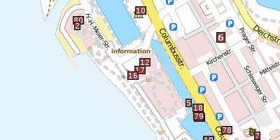 Stadtplan Havenwelten