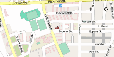 Herz-Jesu-Kirche  Stadtplan