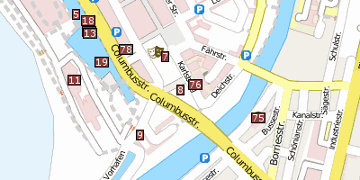 Stadtplan Hochschule Bremerhaven