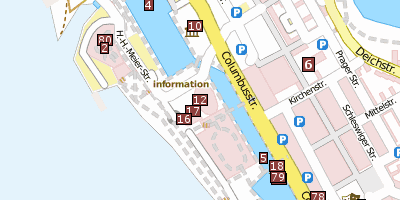 Stadtplan Klimahaus Bremerhaven